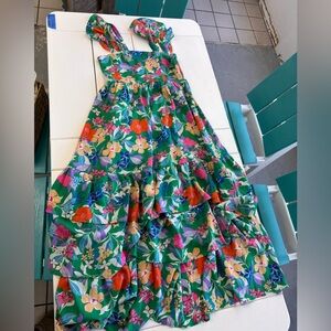 Tiered Floral Maxi Dress Full Length